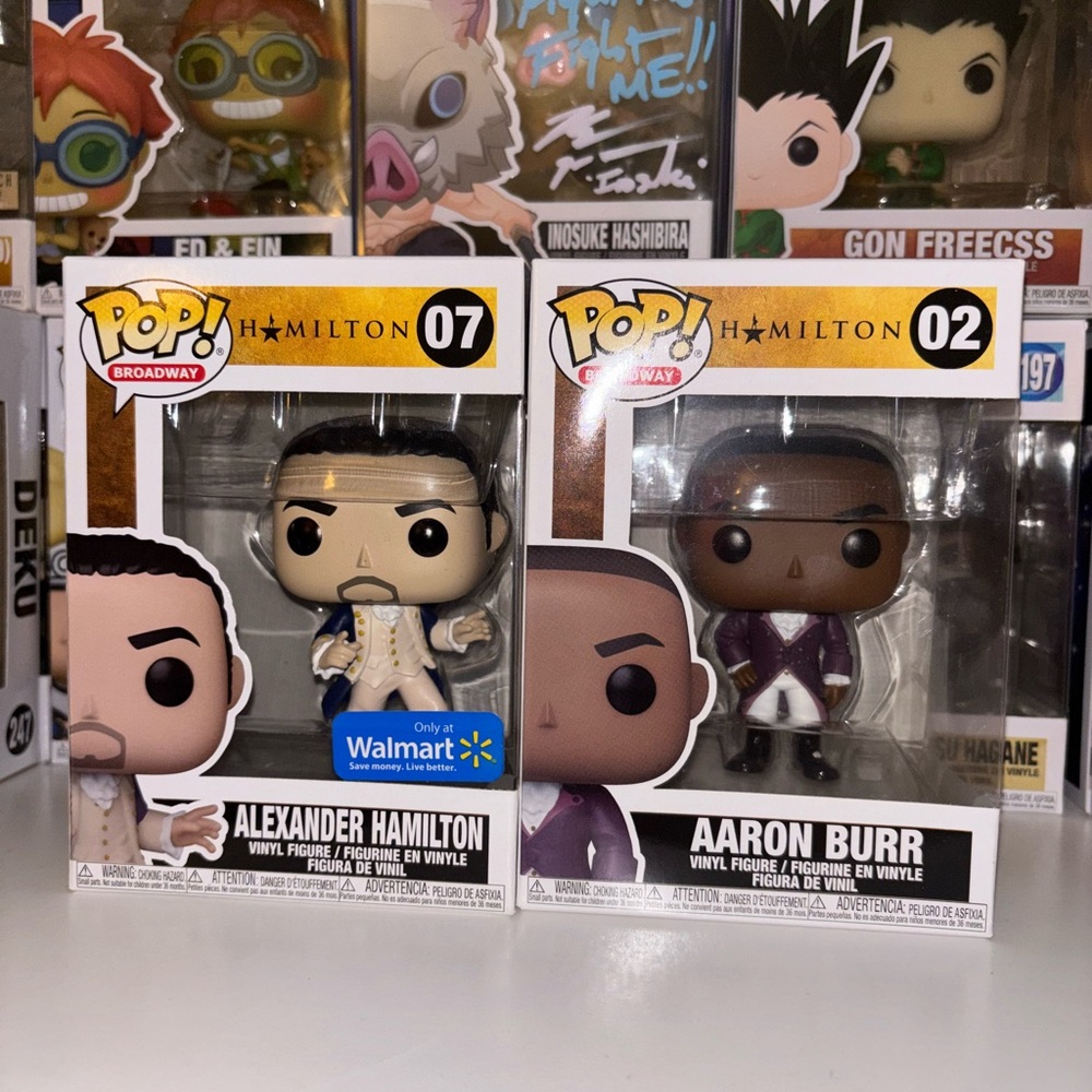 Funko Pop! Hamilton Figures - Alexander Hamilton and Aaron Burr